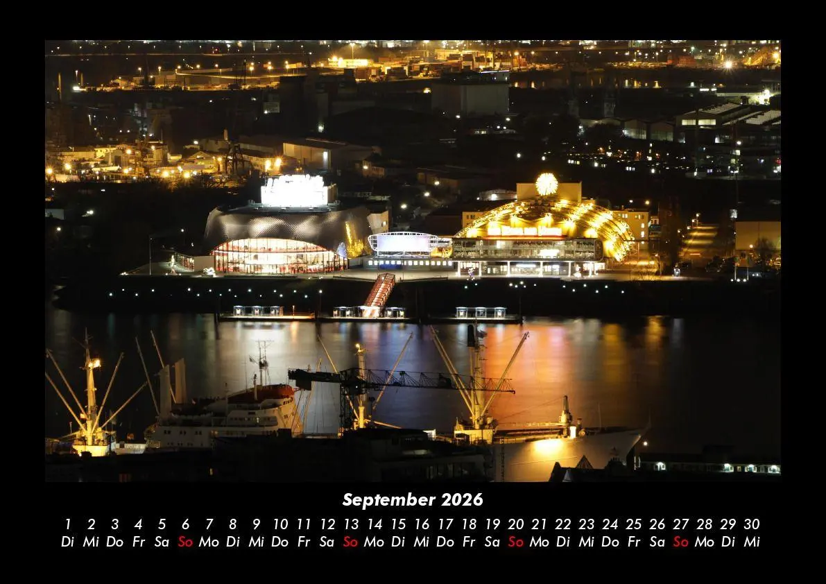 Bild: 9783695408252 | Hamburg 2026 Fotokalender DIN A3 | Tobias Becker | Kalender | Deutsch