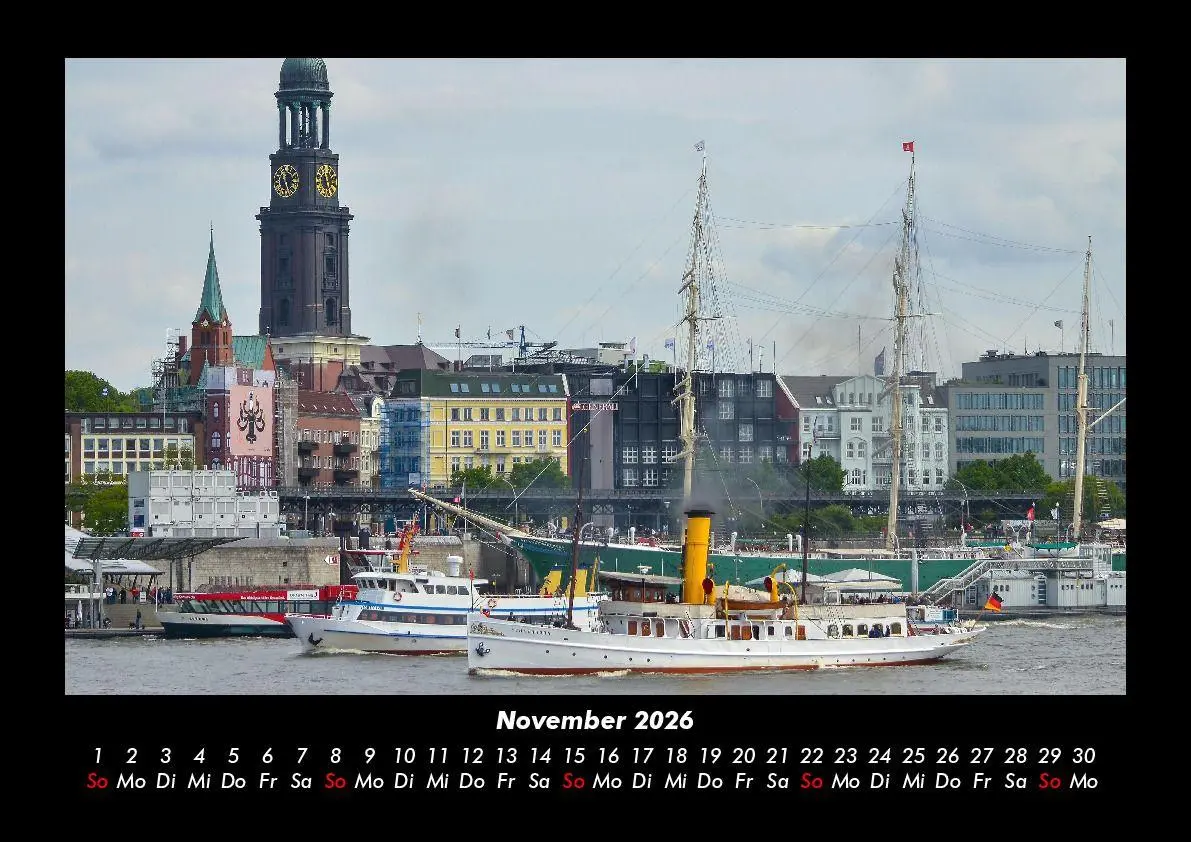 Bild: 9783695408252 | Hamburg 2026 Fotokalender DIN A3 | Tobias Becker | Kalender | Deutsch