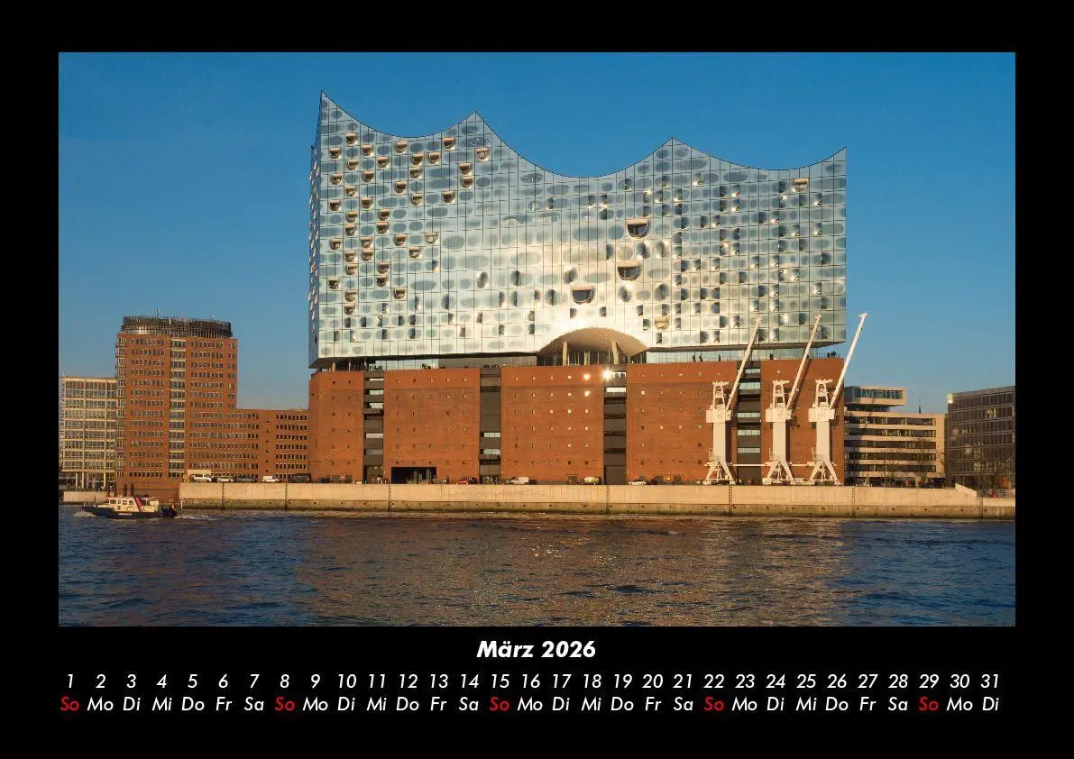 Bild: 9783695408252 | Hamburg 2026 Fotokalender DIN A3 | Tobias Becker | Kalender | Deutsch