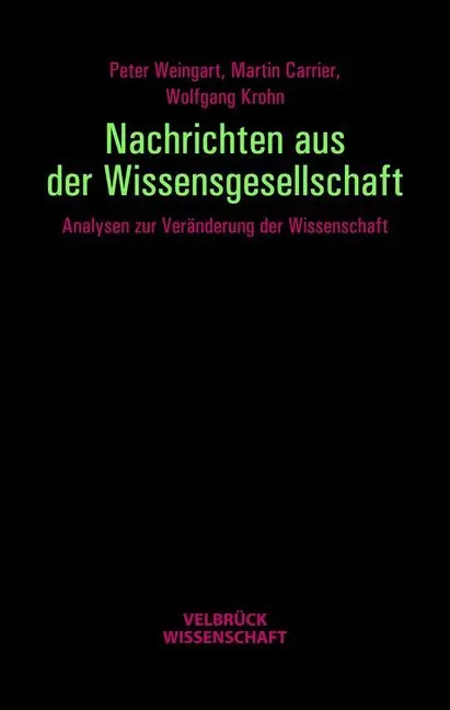Cover: 9783938808252 | Nachrichten aus der Wissensgesellschaft | Peter Weingart (u. a.)