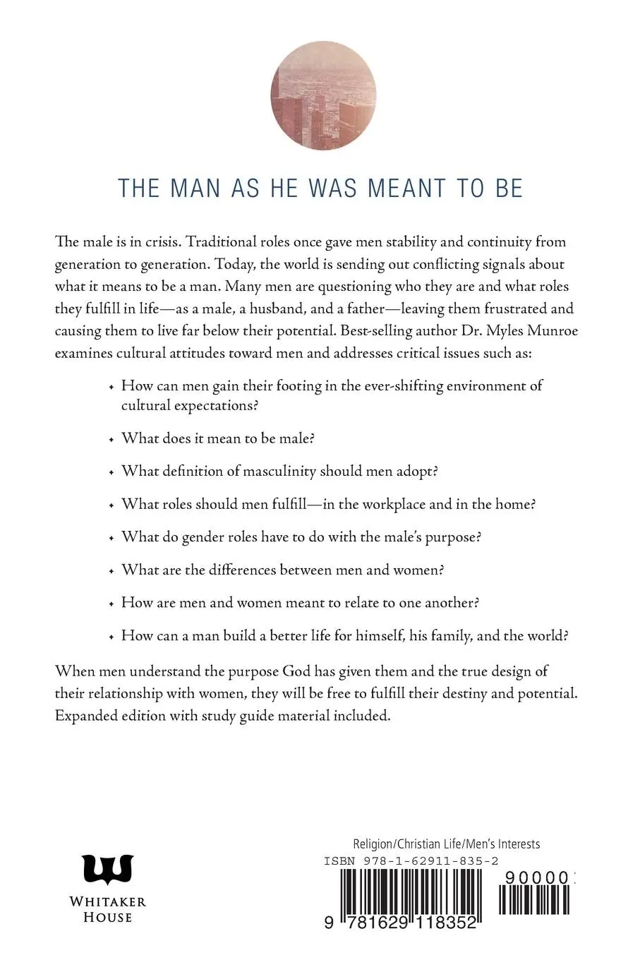 Rückseite: 9781629118352 | Understanding the Purpose and Power of Men | Myles Munroe | Buch