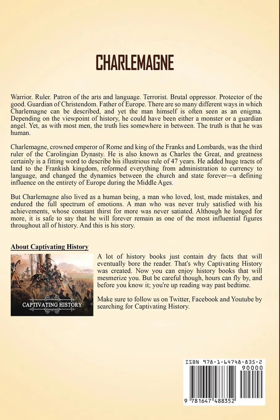 Rückseite: 9781647488352 | Charlemagne | Captivating History | Taschenbuch | Englisch | 2020