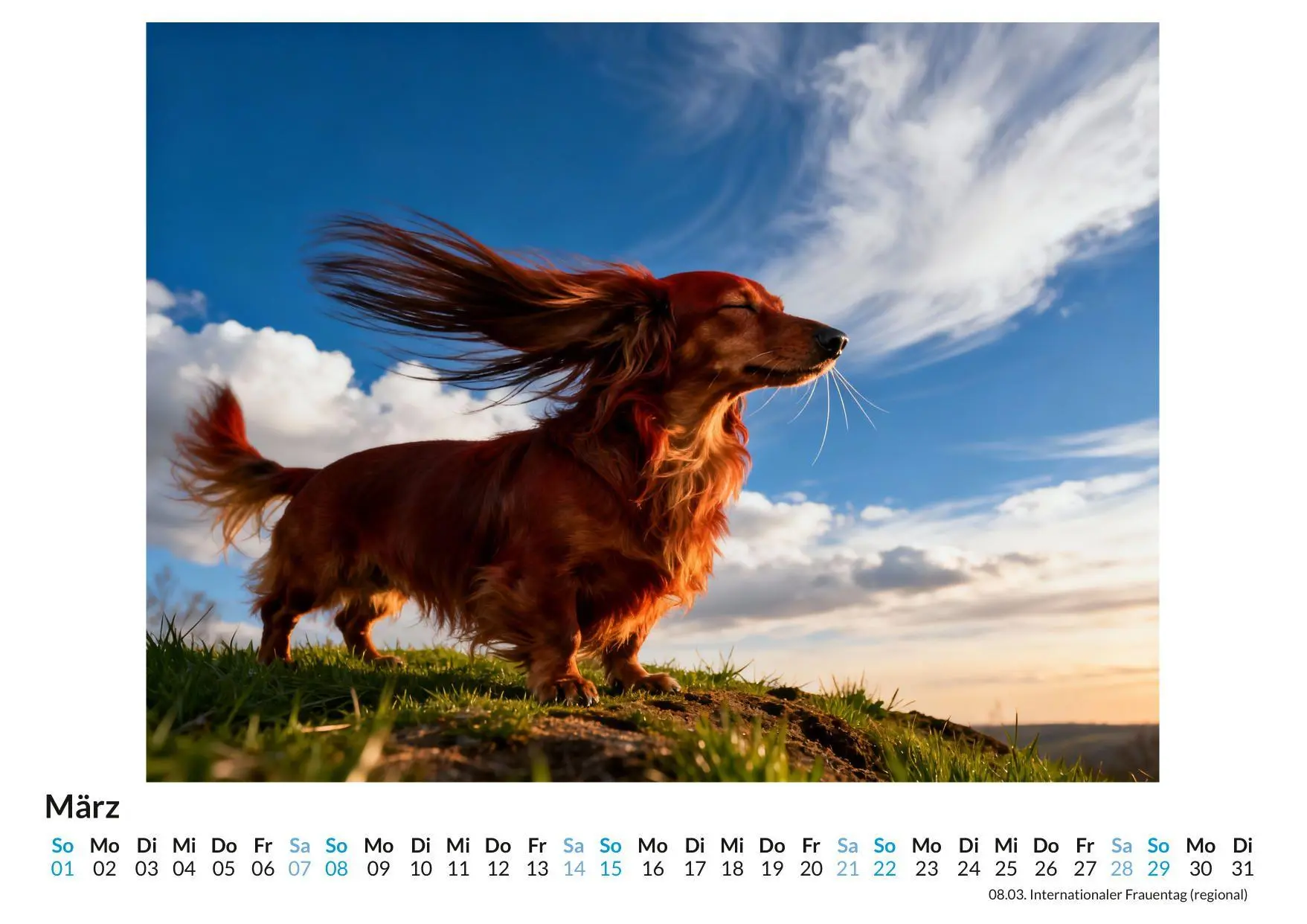 Bild: 9783695328352 | Dackel-Porträts | Elias Scholz | Kalender | Deutsch | 2026 | FlipFlop