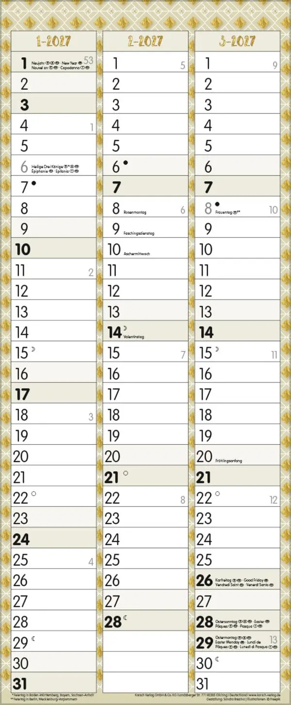 Bild: 9783731888352 | My Timer - Glamour your Time 2026 | Verlag Korsch | Kalender | 14 S.
