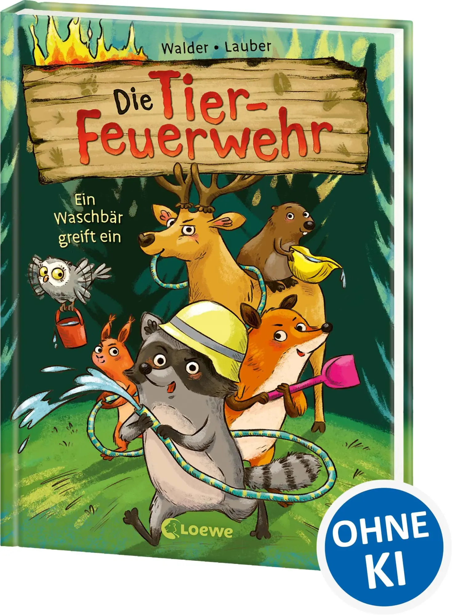 Cover: 9783743218352 | Die Tier-Feuerwehr (Band 1) - Ein Waschbär greift ein | Vanessa Walder