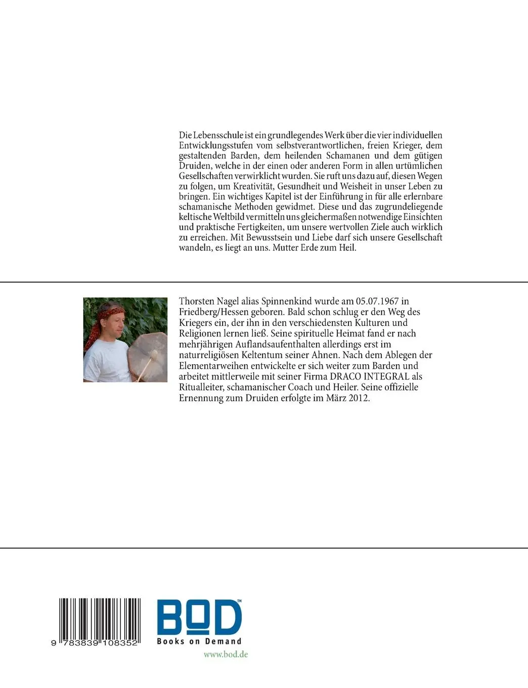 Rückseite: 9783839108352 | Die Lebensschule | Handbuch eines zeitgemäßen keltischen Schamanismus