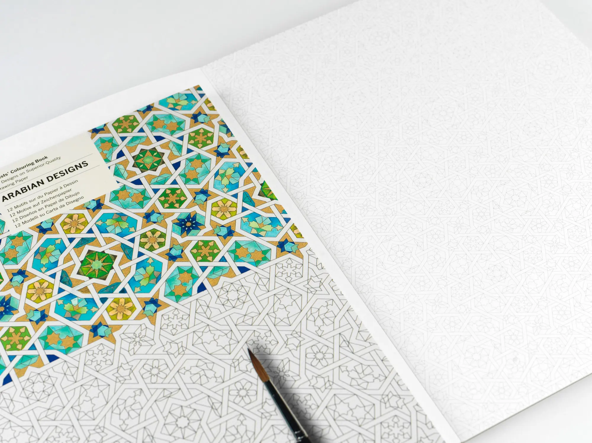 Bild: 9789460098352 | Arabian Designs | Artists' Colouring Book | Pepin Van Roojen | Buch