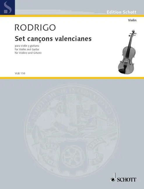 Cover: 9790001138352 | Set cançons valencianes | Joaquín Rodrigo | Buch | 32 S. | Deutsch