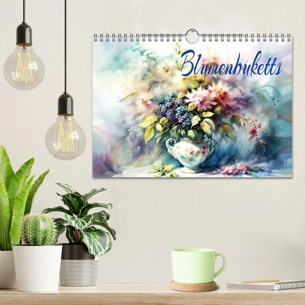 Bild: 9783457338452 | Blumenbuketts (Wandkalender 2026 DIN A4 quer), CALVENDO Monatskalender