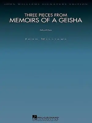 Cover: 884088158552 | Three Pieces from Memoirs of a Geisha | Cello and Piano | Williams