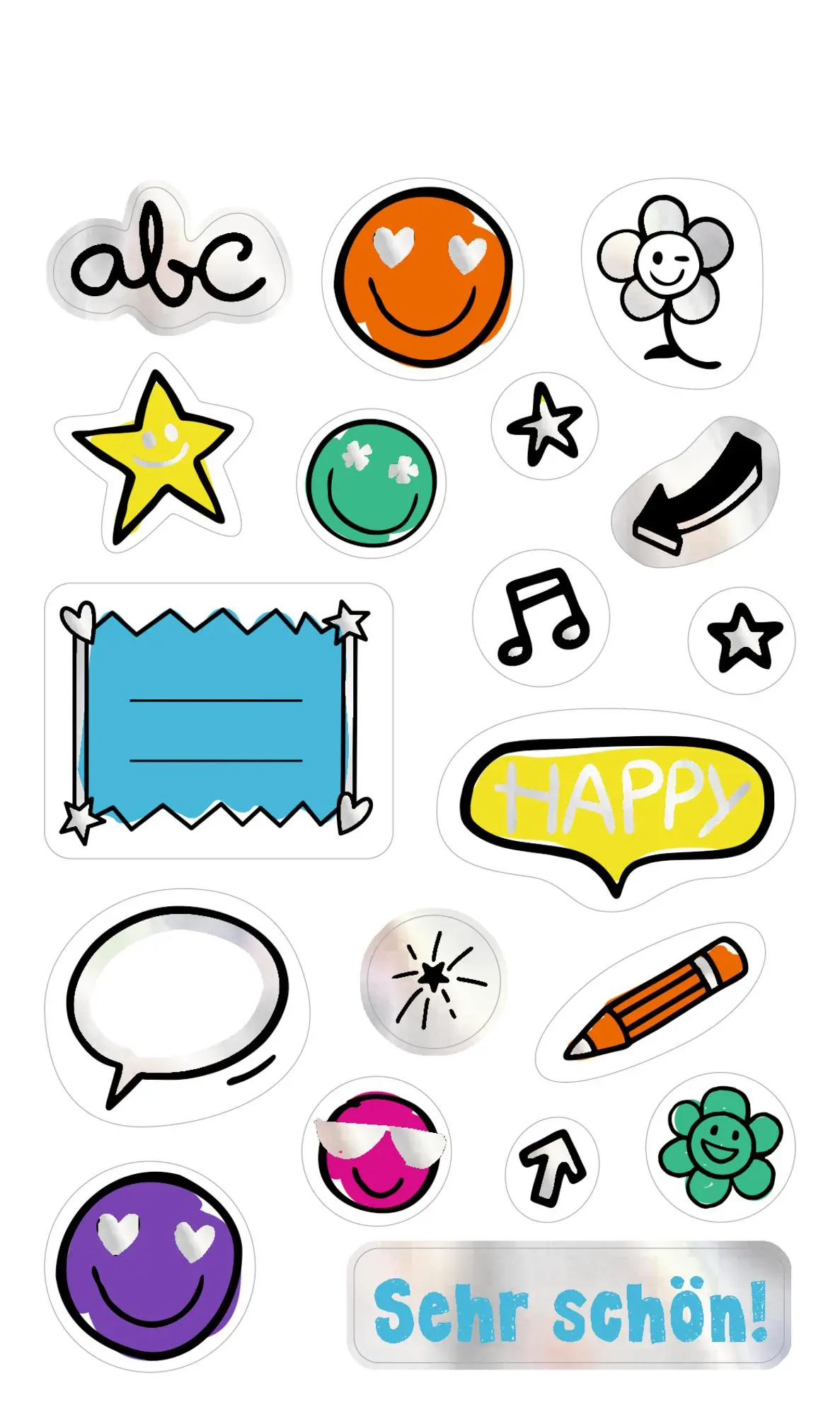 Bild: 4050003958552 | Sticker - Stickerspaß für die Schule | Stickerbogen mit 90 Stickern