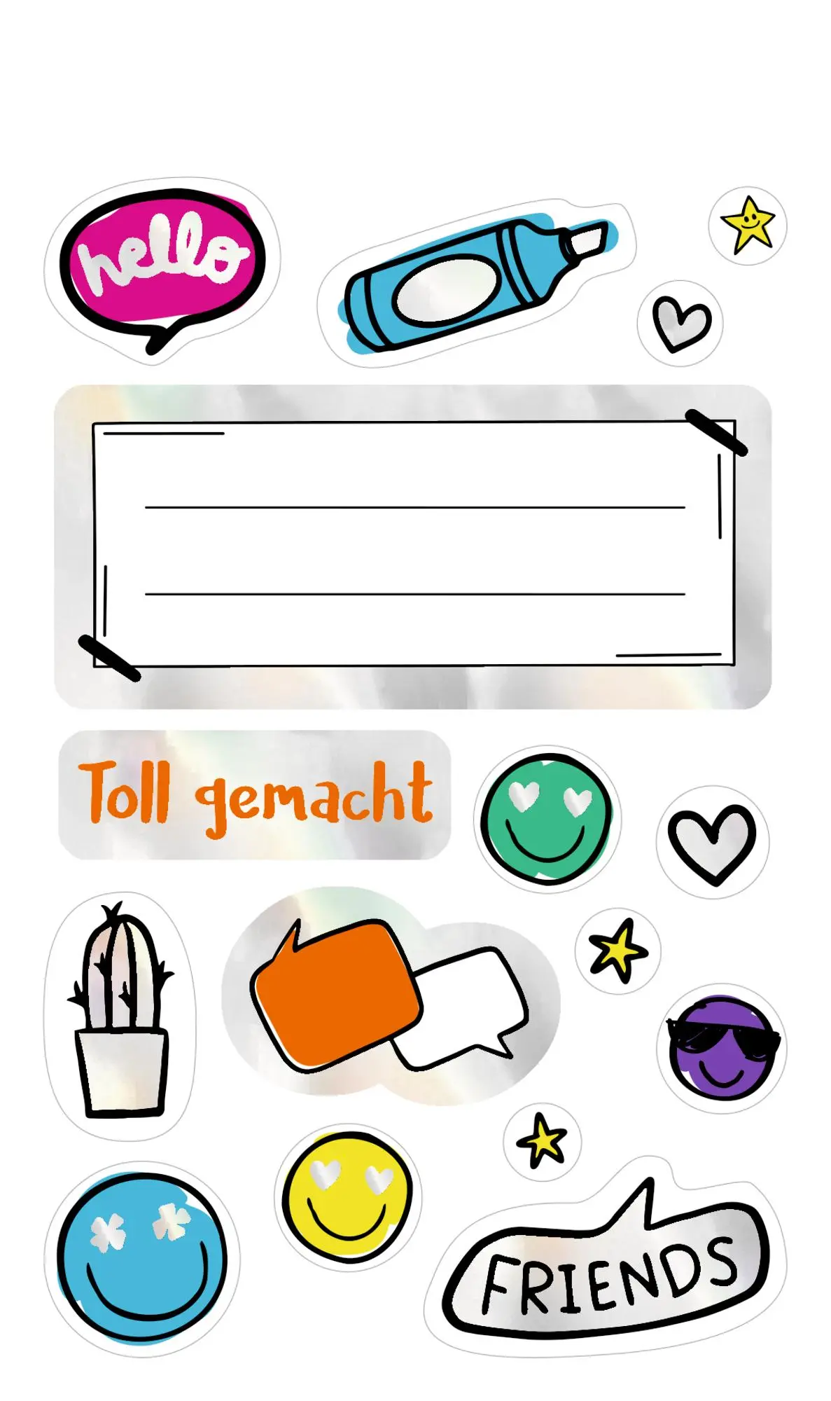 Bild: 4050003958552 | Sticker - Stickerspaß für die Schule | Stickerbogen mit 90 Stickern