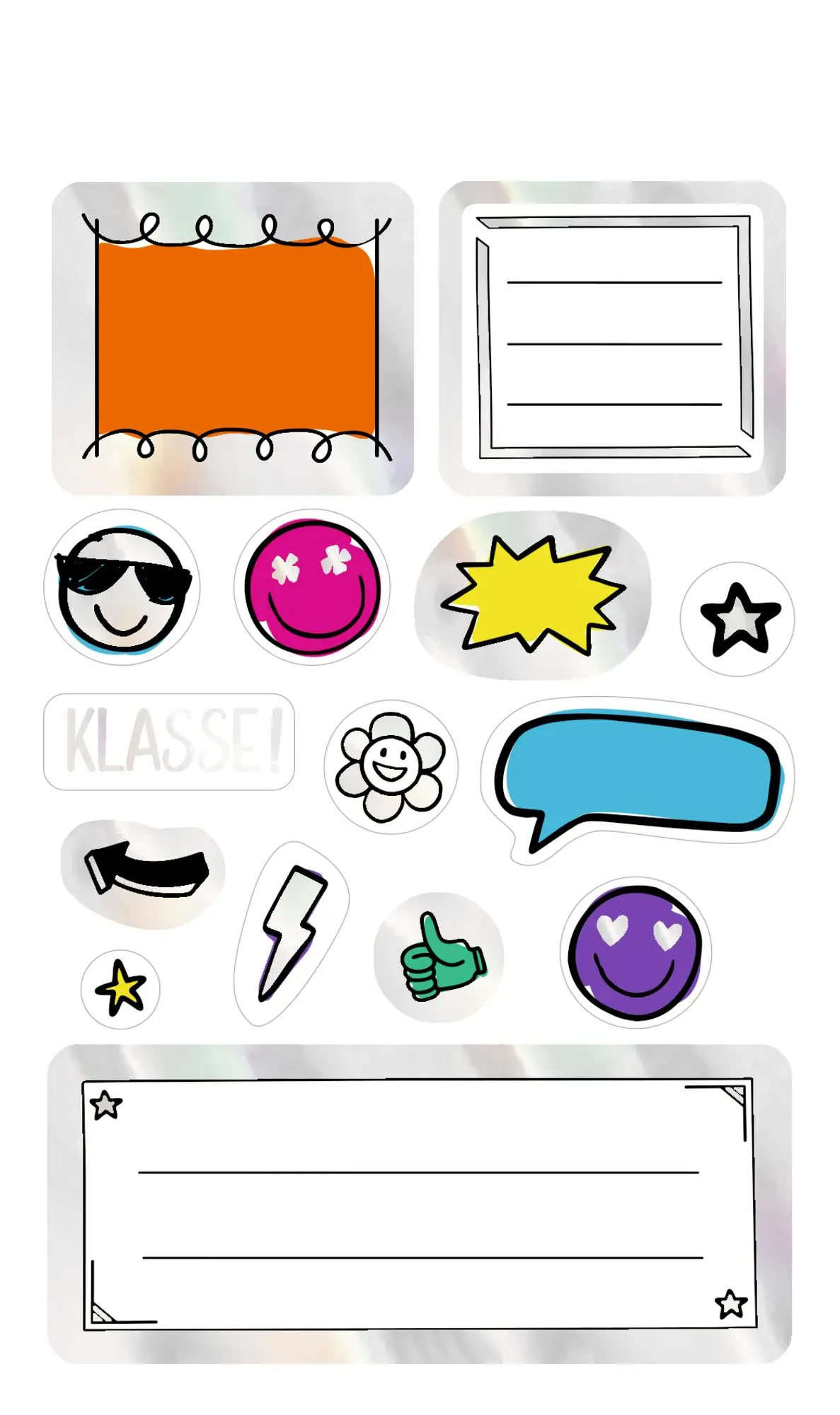 Bild: 4050003958552 | Sticker - Stickerspaß für die Schule | Stickerbogen mit 90 Stickern