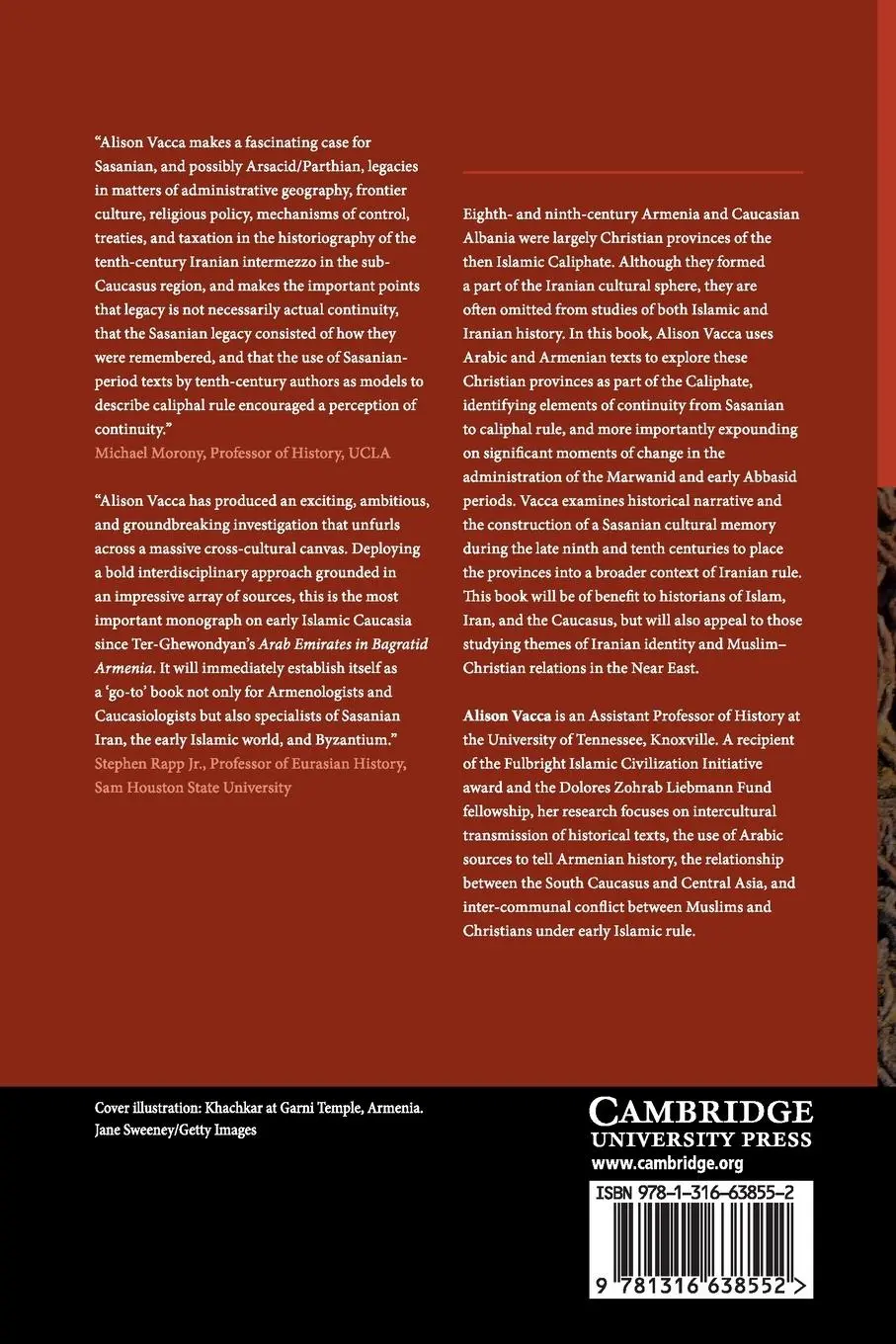 Rückseite: 9781316638552 | Non-Muslim Provinces under Early Islam | Alison Vacca | Taschenbuch