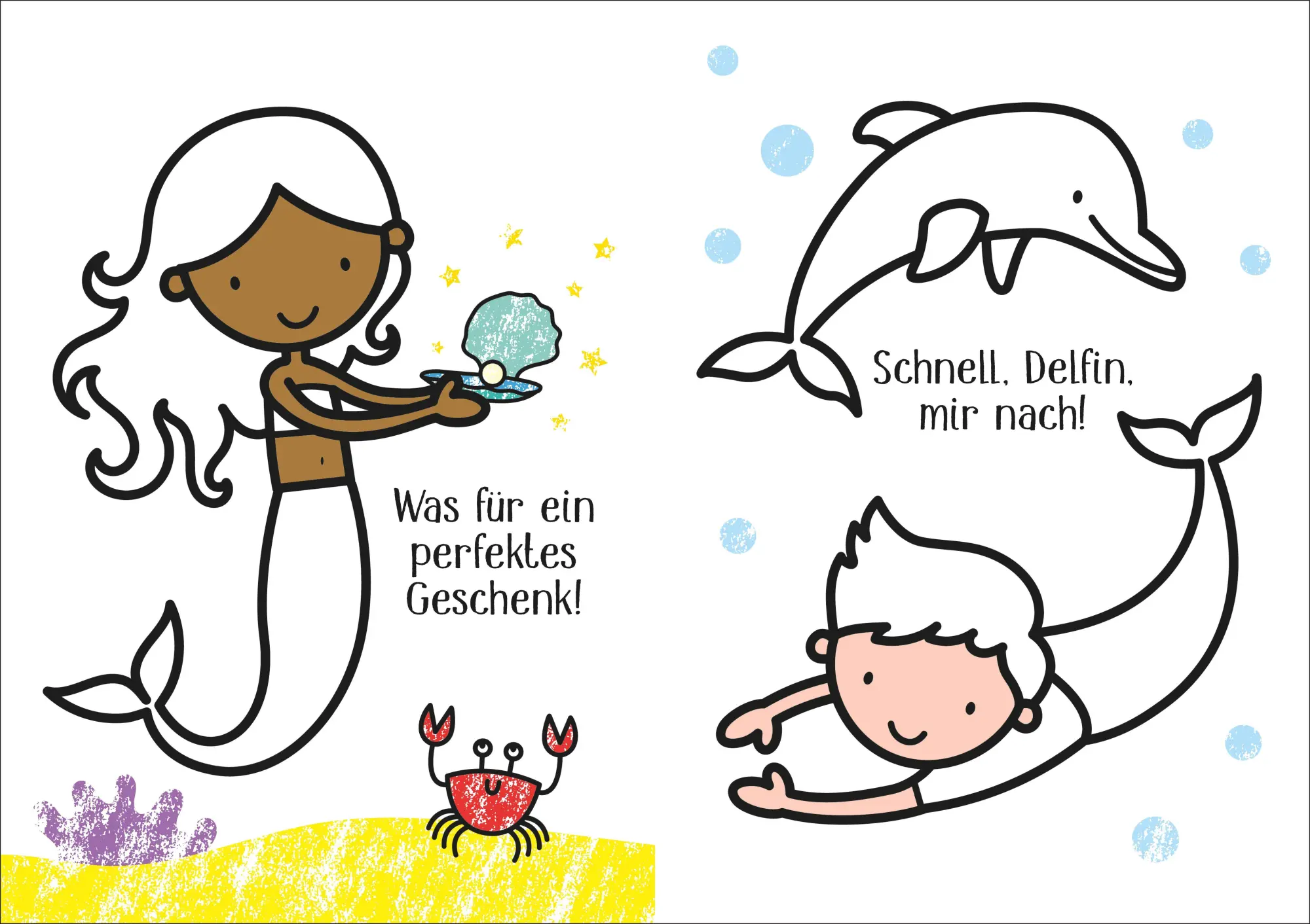 Bild: 9781789418552 | Kleine Kreativ-Werkstatt - Ganz einfach ausmalen: Meerjungfrauen