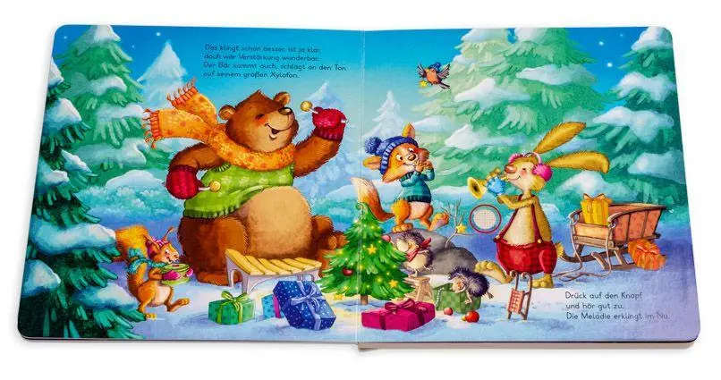 Bild: 9783401718552 | Was klingt so schön im Weihnachtswald? Ein Soundbuch mit 4...