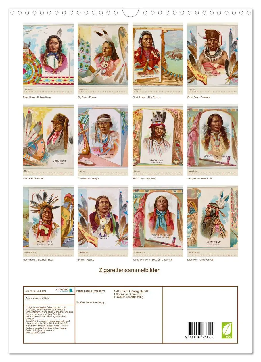 Bild: 9783516278552 | Zigarettensammelbilder (Wandkalender 2026 DIN A3 hoch), CALVENDO...