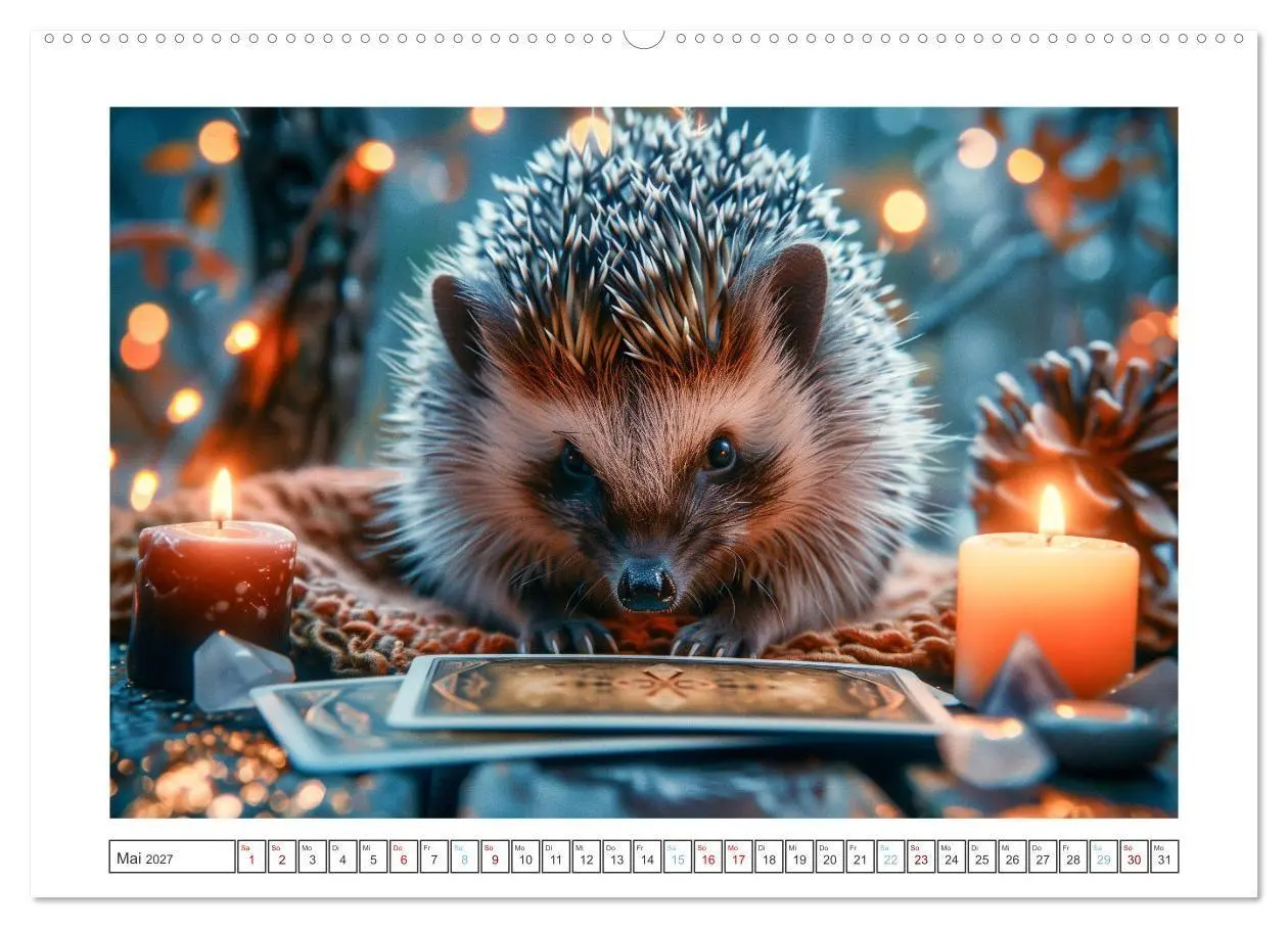 Bild: 9783569128552 | Lustige Igel (Wandkalender 2027 DIN A2 quer), CALVENDO Monatskalender