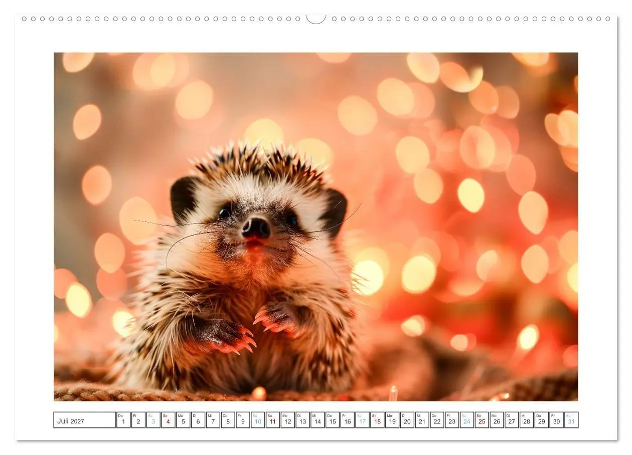 Bild: 9783569128552 | Lustige Igel (Wandkalender 2027 DIN A2 quer), CALVENDO Monatskalender
