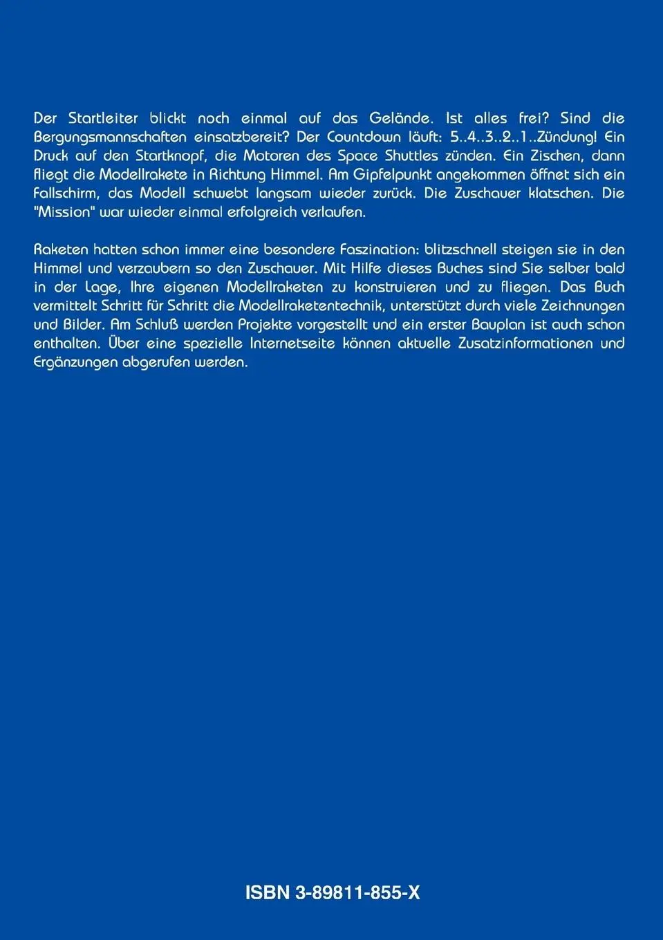Rückseite: 9783898118552 | Fliegende Modellraketen, selbst gebaut | Oliver Missbach | Taschenbuch