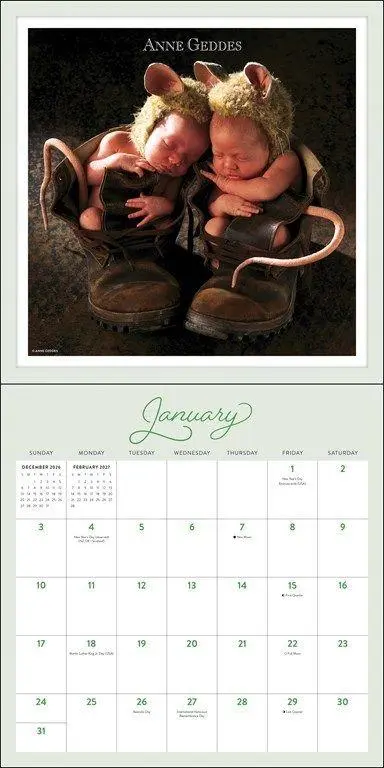 Bild: 9798881608552 | Anne Geddes 2027 - Wandkalender | McMeel Andrews | Kalender | 28 S.