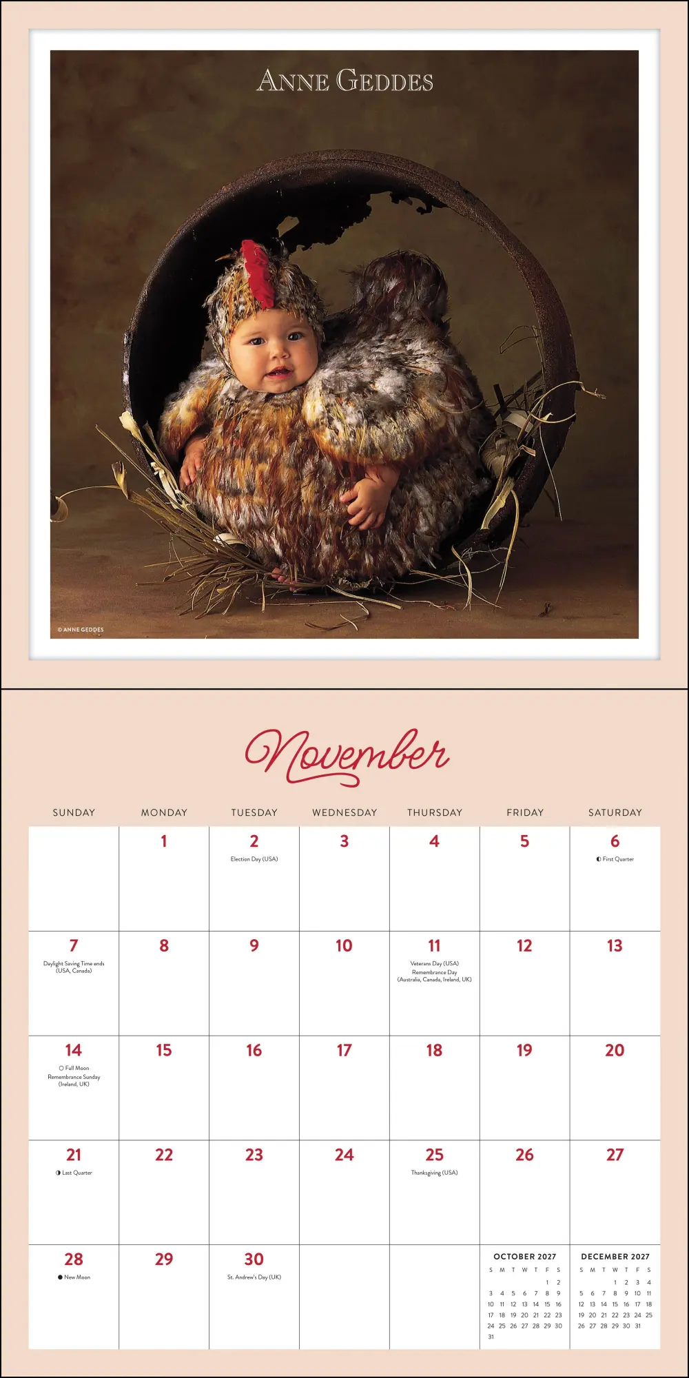 Bild: 9798881608552 | Anne Geddes 2027 - Wandkalender | McMeel Andrews | Kalender | 28 S.