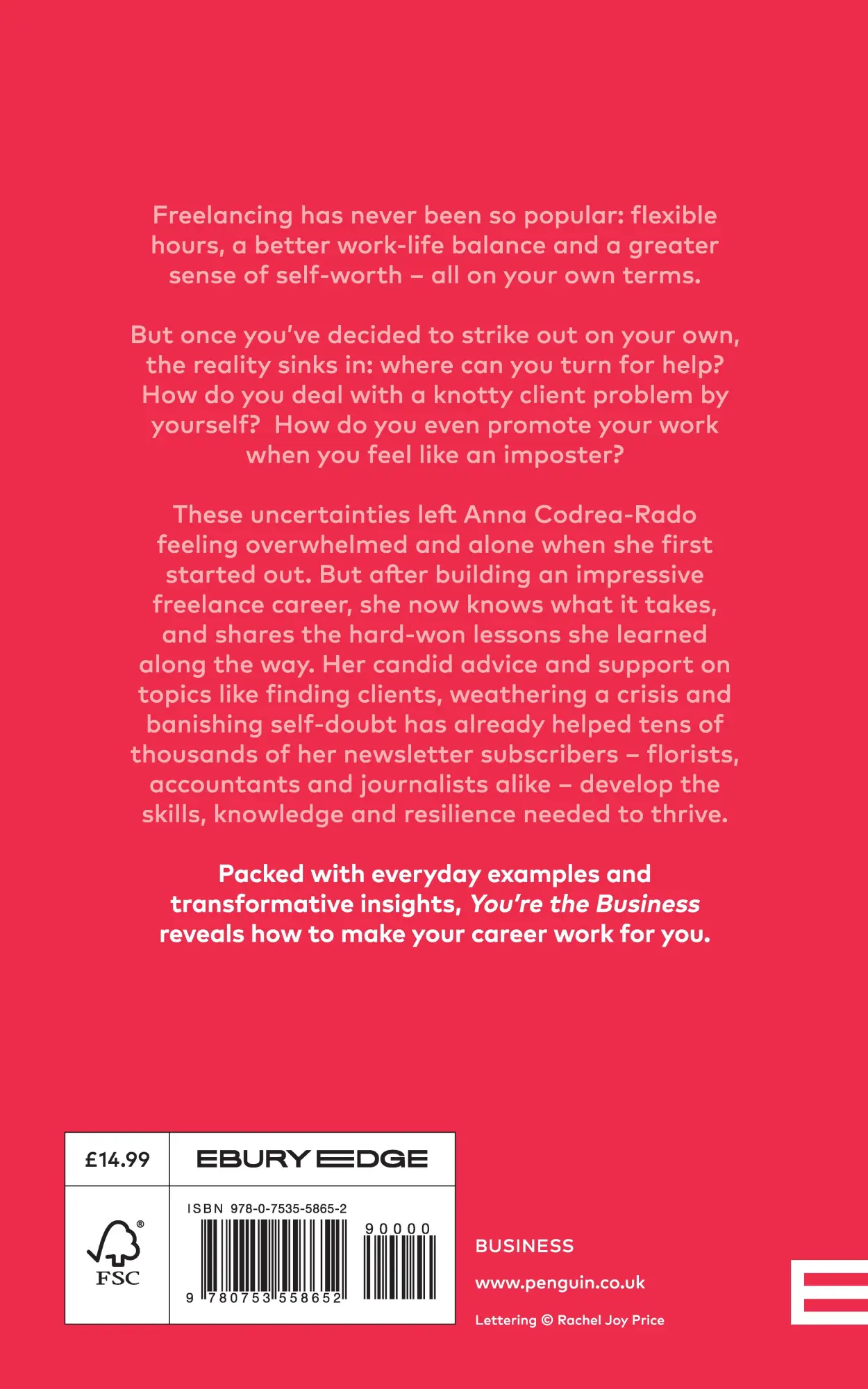 Rückseite: 9780753558652 | You're the Business | Anna Codrea-Rado | Taschenbuch | Englisch | 2021