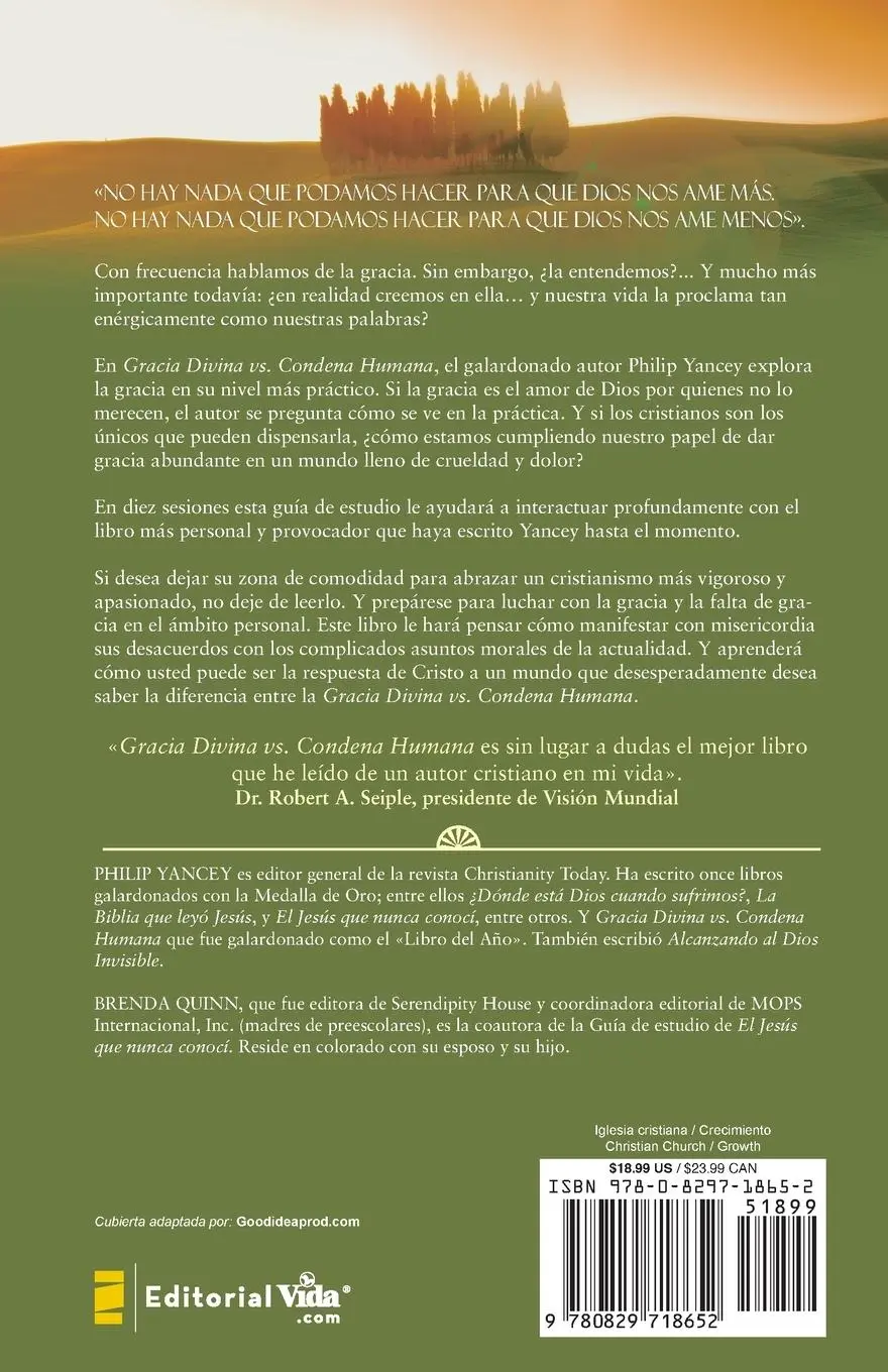 Rückseite: 9780829718652 | Gracia divina vs. condena humana | Philip Yancey | Taschenbuch | 1998