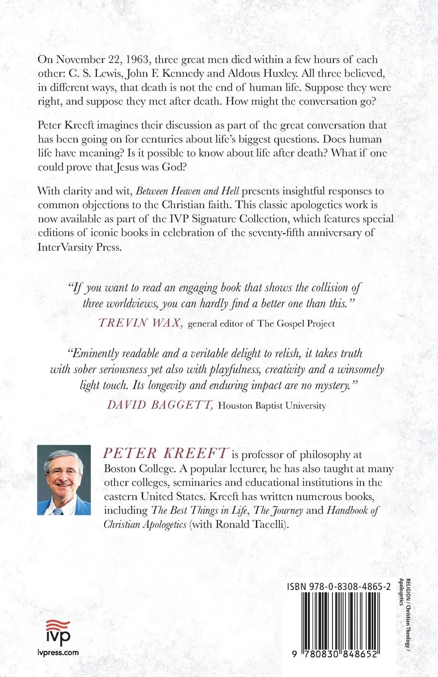 Rückseite: 9780830848652 | Between Heaven and Hell | Peter Kreeft | Taschenbuch | Englisch | 2021