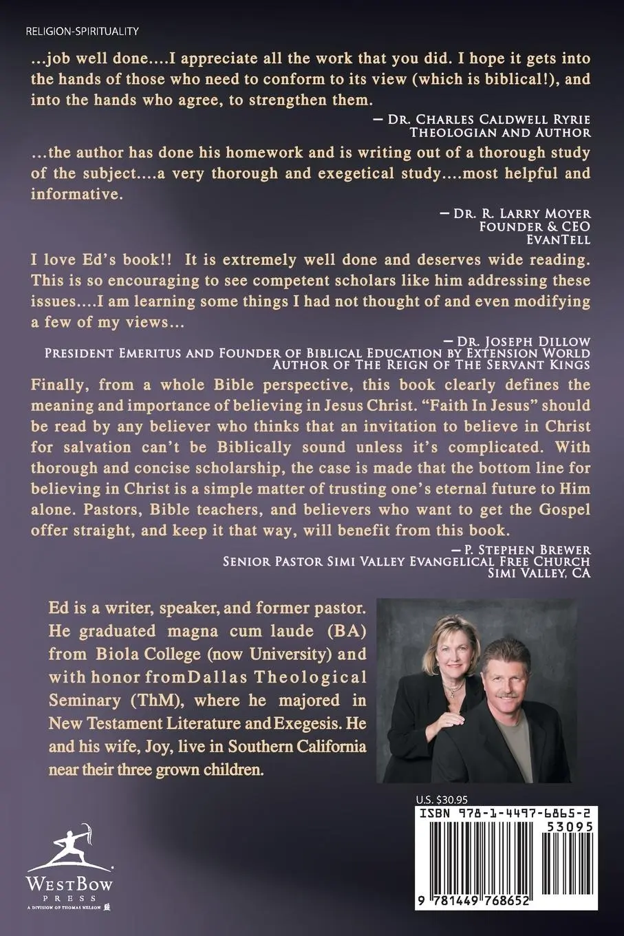 Rückseite: 9781449768652 | Faith in Jesus | What Does It Mean to Believe in Him? | Ediger | Buch