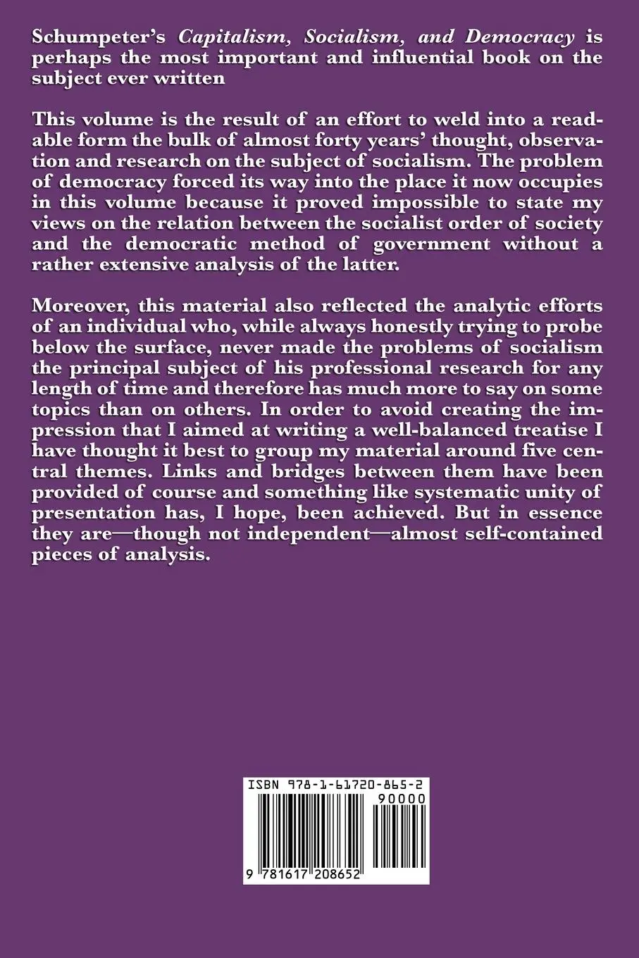 Rückseite: 9781617208652 | Capitalism, Socialism, and Democracy (Second Edition Text) | Buch