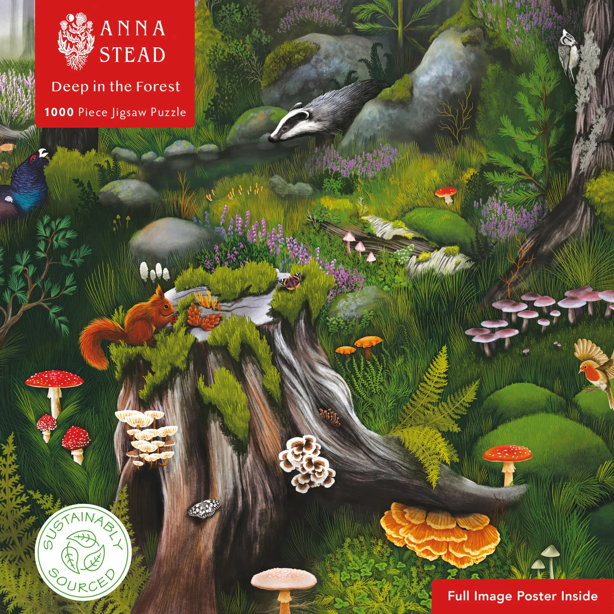Cover: 9781804178652 | Adult Sustainable Jigsaw Puzzle Anna Stead: Deep in the Forest | Spiel