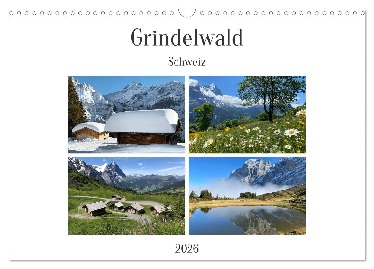 Cover: 9783457558652 | Grindelwald - Jungfrauregion Schweiz (Wandkalender 2026 DIN A3...