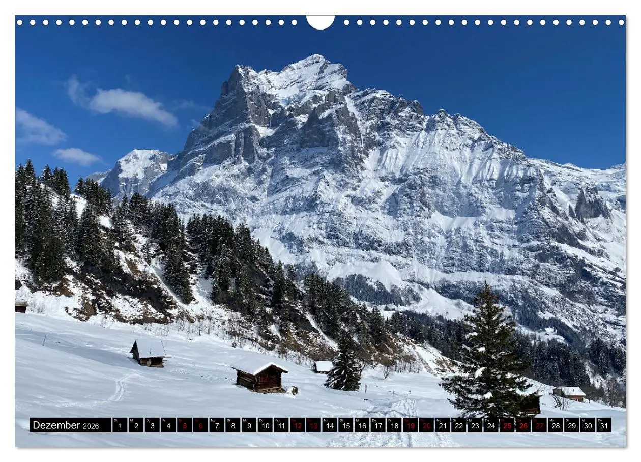Bild: 9783457558652 | Grindelwald - Jungfrauregion Schweiz (Wandkalender 2026 DIN A3...