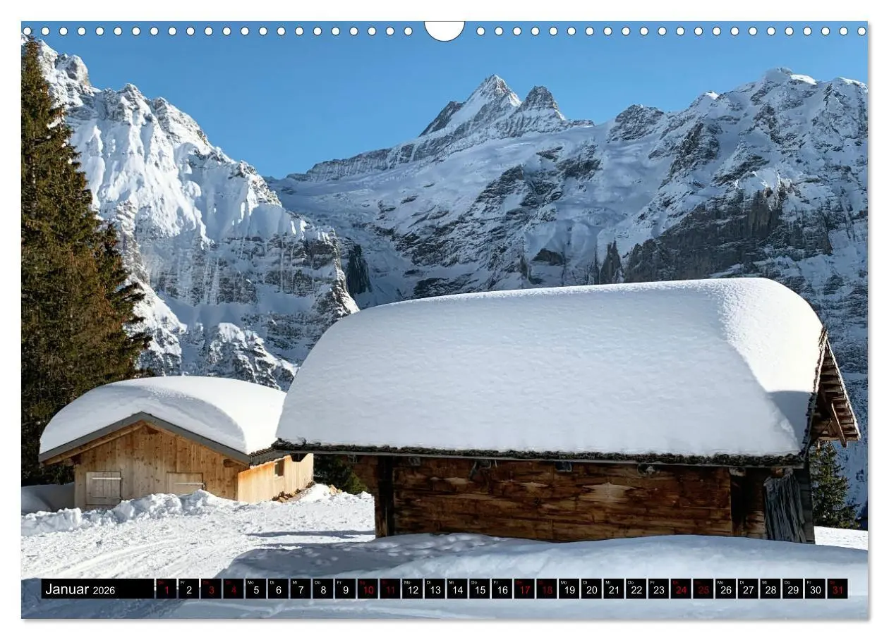Bild: 9783457558652 | Grindelwald - Jungfrauregion Schweiz (Wandkalender 2026 DIN A3...