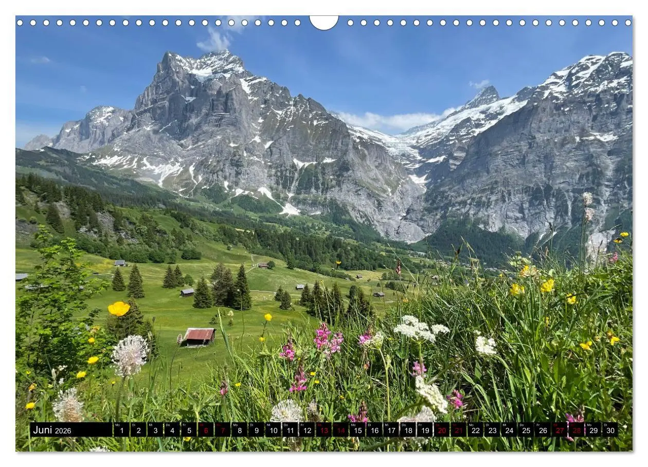 Bild: 9783457558652 | Grindelwald - Jungfrauregion Schweiz (Wandkalender 2026 DIN A3...