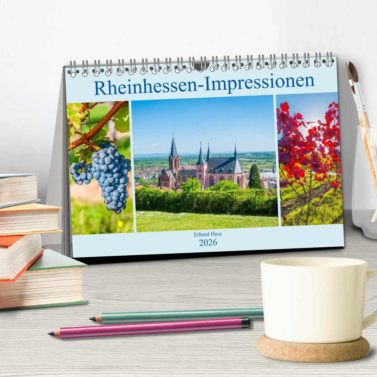 Bild: 9783457868652 | Rheinhessen-Impressionen (Tischkalender 2026 DIN A5 quer), CALVENDO...