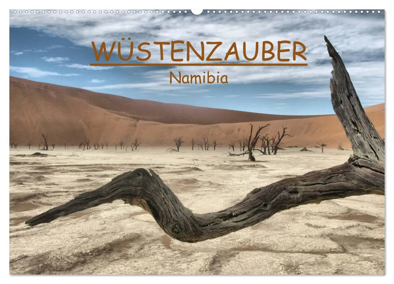 Cover: 9783516198652 | Wüstenzauber Namibia (Wandkalender 2026 DIN A2 quer), CALVENDO...