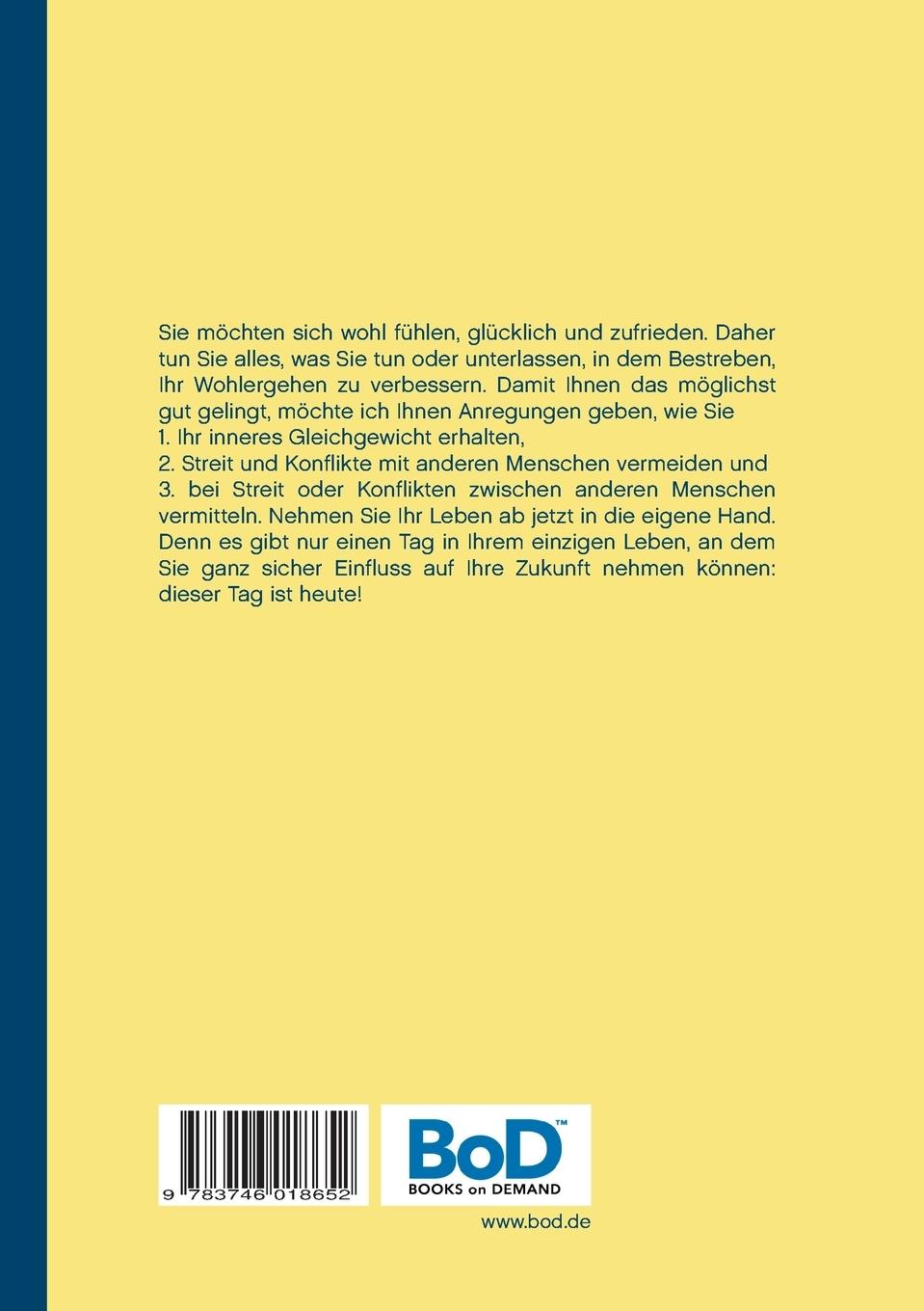 Rückseite: 9783746018652 | Glücklich leben | Georg Pistorius | Taschenbuch | 144 S. | Deutsch
