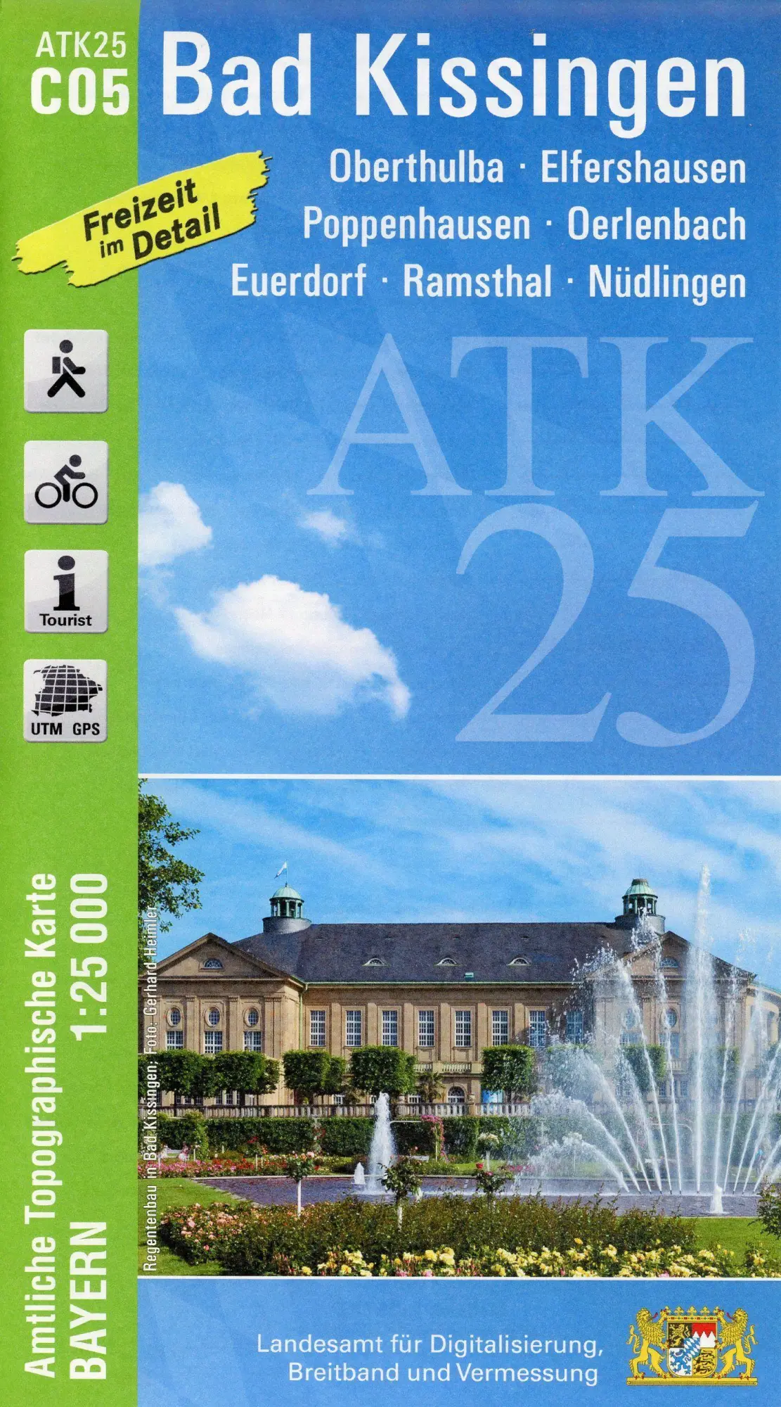 Cover: 9783899338652 | Bad Kissingen 1 : 25 000 | Digitalisierung | (Land-)Karte | Deutsch