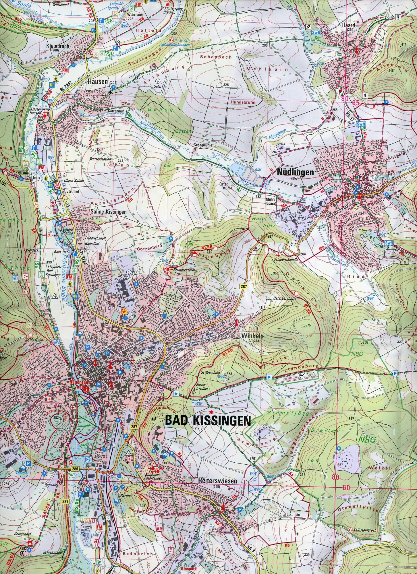 Bild: 9783899338652 | Bad Kissingen 1 : 25 000 | Digitalisierung | (Land-)Karte | Deutsch