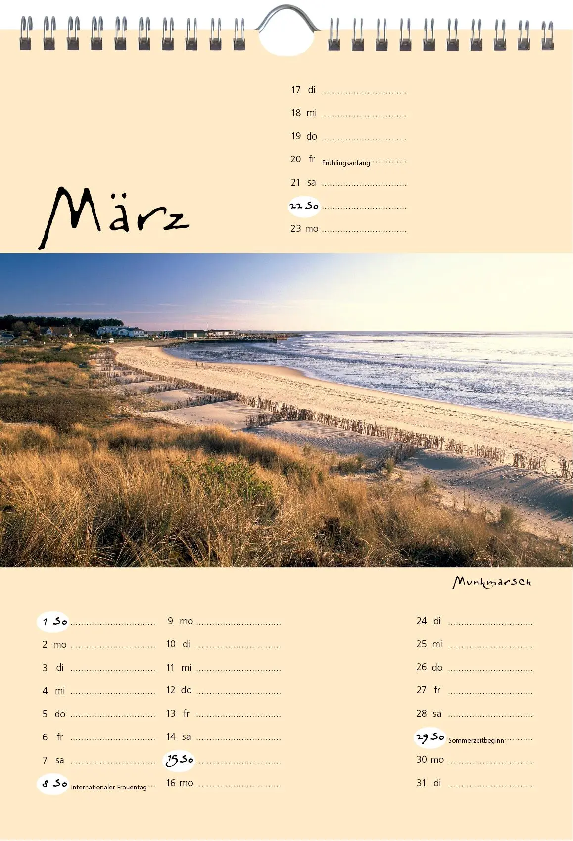 Bild: 9783944498652 | Sylt-die Insel 2026 A4 Kalender | Gernot Westendorf | Kalender | 2026