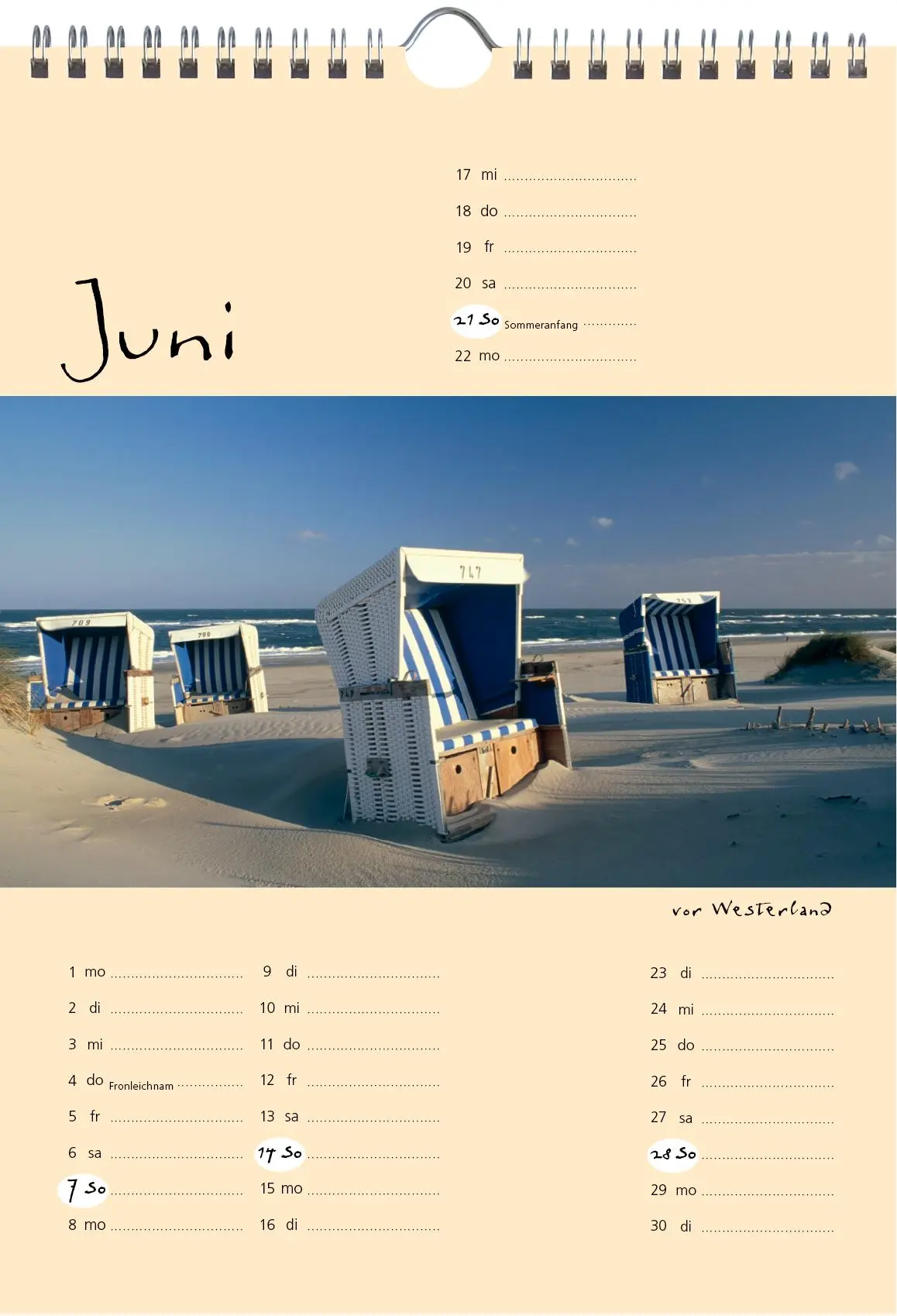 Bild: 9783944498652 | Sylt-die Insel 2026 A4 Kalender | Gernot Westendorf | Kalender | 2026
