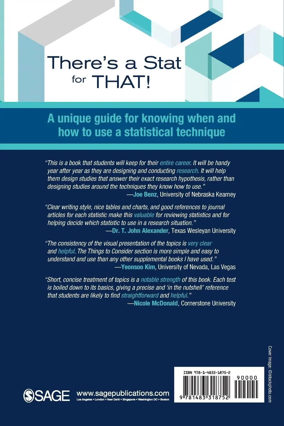 Rückseite: 9781483318752 | There's a Stat for That! | What to Do &amp; When to Do it | Bruce B. Frey
