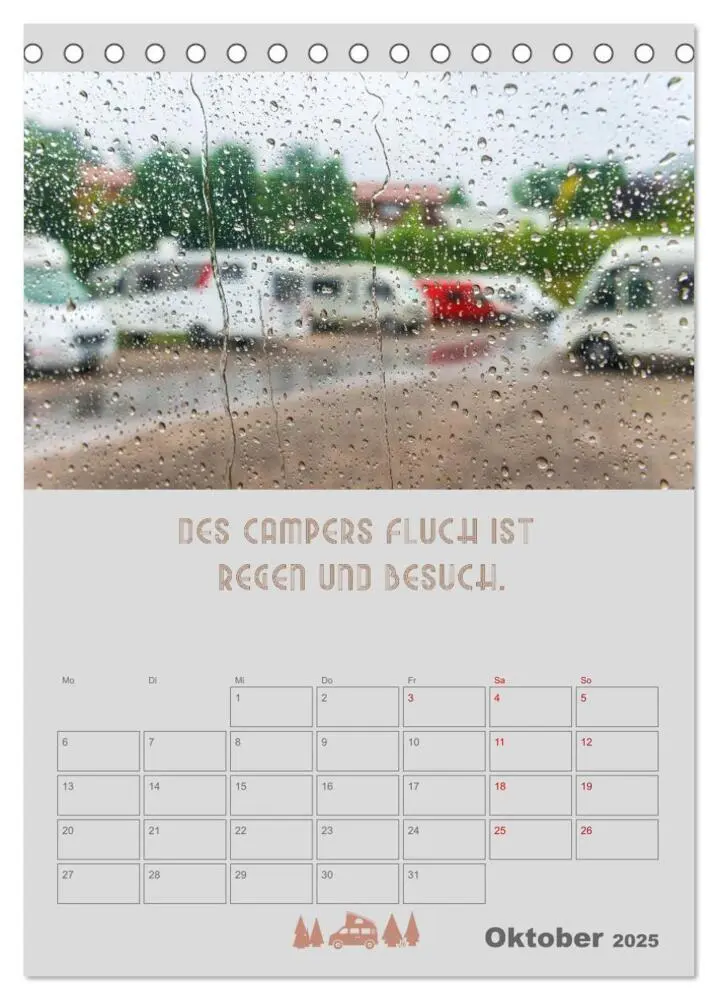 Bild: 9783435908752 | Camping - Hotel kann jeder! (Tischkalender 2025 DIN A5 hoch),...