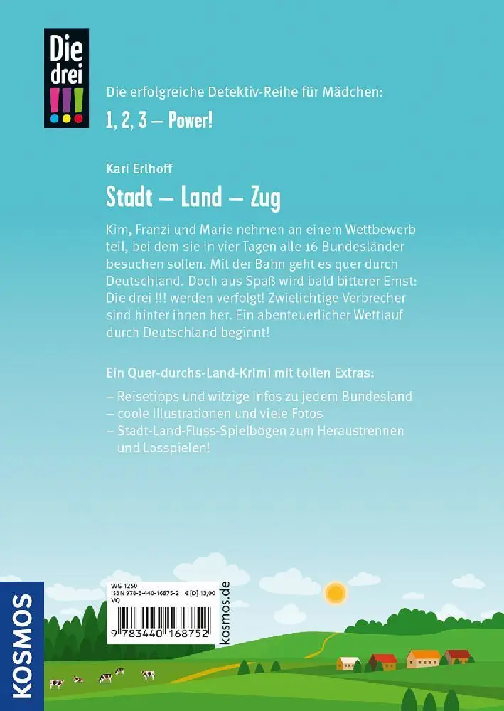 Bild: 9783440168752 | Die drei !!!, Stadt - Land - Zug | Kari Erlhoff | Buch | 224 S. | 2020