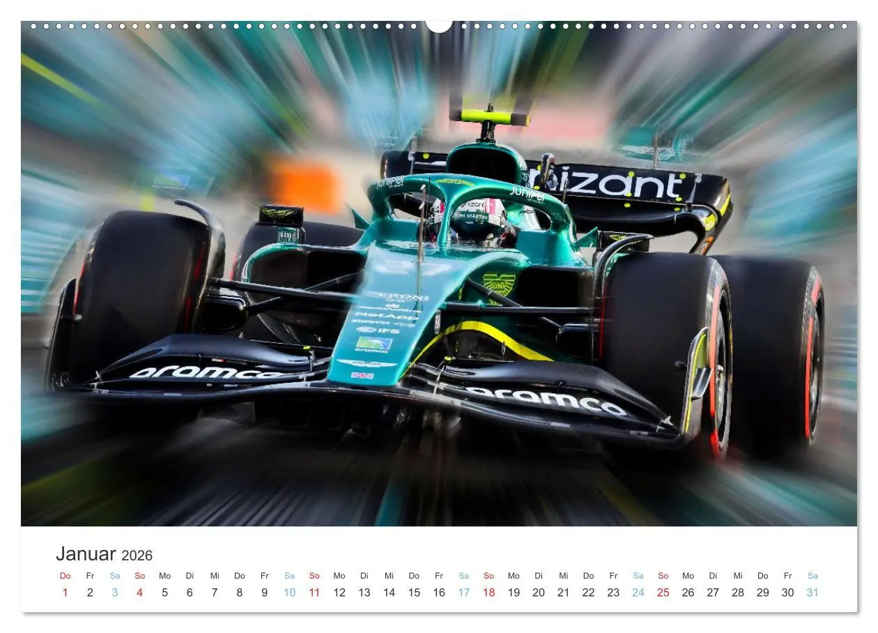Bild: 9783457618752 | Formel 1 - Die Königsklasse (Wandkalender 2026 DIN A2 quer),...