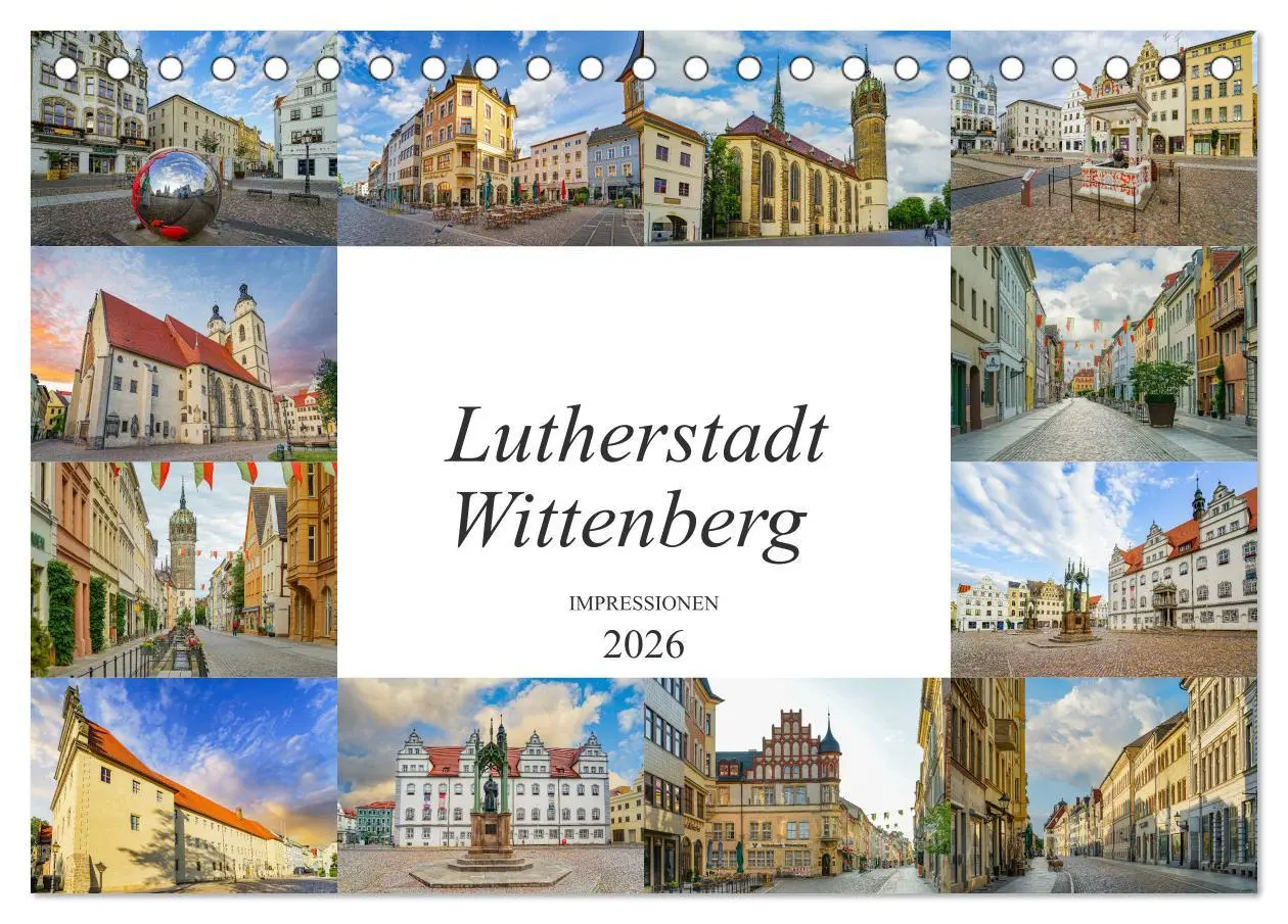 Cover: 9783457788752 | Lutherstadt Wittenberg Impressionen (Tischkalender 2026 DIN A5...