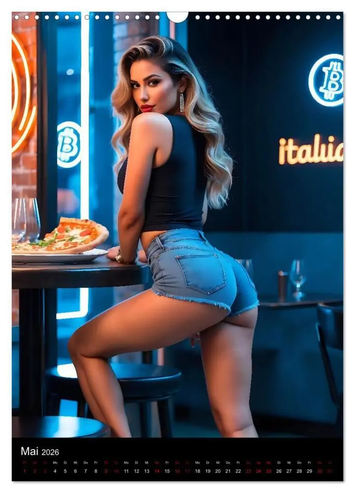 Bild: 9783516258752 | Crypto Queens: Schönheit der Digitalen Revolution (Wandkalender...