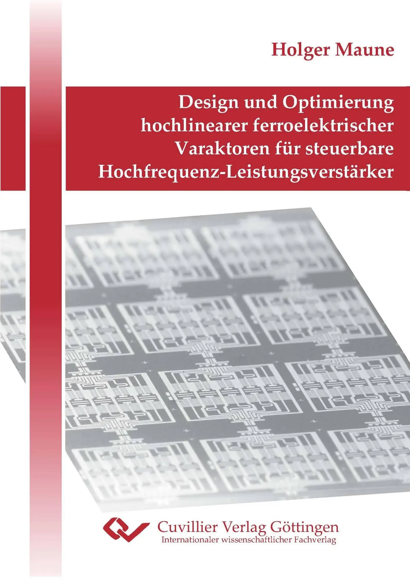 Cover: 9783869558752 | Design und Optimierung hochlinearer ferroelektrischer Varaktoren...